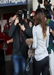 Eva Longoria Street Style - at the Ken Paves Salon and LAX in Los Angeles