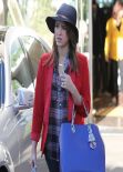Jessica Alba - Street Style - Shopping at Club Monaco in Beverly Hills - December 2013