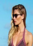 Jessica Hart in Bikini for a Photoshoot at Miami Beach - December 2013