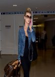 Joanna Krupa Street Style - At LAX Airport - December 2013
