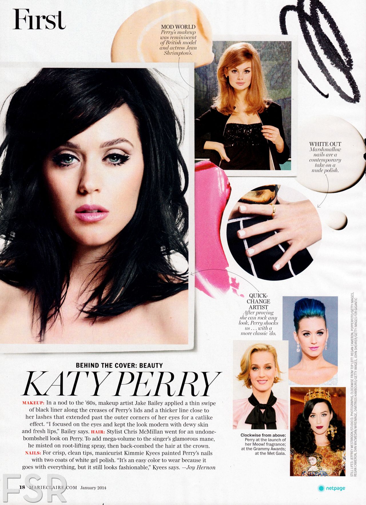 Katy Perry - MARIE CLAIRE Magazine - January 2014 Issue • CelebMafia