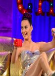Katy Perry Shows Legs On The Alan Carr Chatty Man Show - December 2013