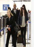 Kendall Jenner Street Style - at LAX Airport - December 2013