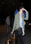 Kendall Jenner Street Style - Leaving LAX Aiport - December 2013