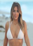 Kim Kardashian in a Bikini - Beach in Miami - November 2013