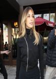 Kim Kardashian Street Style - Out for Lunch and Shopping in Beverly Hills
