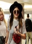 Kylie Jenner Style - Dropping off a Friend at LAX Airport - December 2013