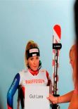 Lara Gut - New Swiss Skioverrall Photoshoot