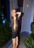Lindsay Lohan Partying at The Shore Club in Miami - December 2013