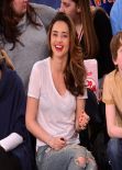 Miranda Kerr - Attending Knicks VS Raptors - Madison Square Garden, New York City