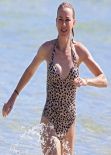 Naomi Watts in a Swimsuit - Beach in Australia - December 2013