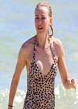 Naomi Watts in a Swimsuit - Beach in Australia - December 2013