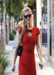 Paris Hilton Street Style - Shop in West Hollywood and Beverly Hills - December 2013