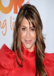 Paula Abdul in Red on Red Carpet - Trevor Project