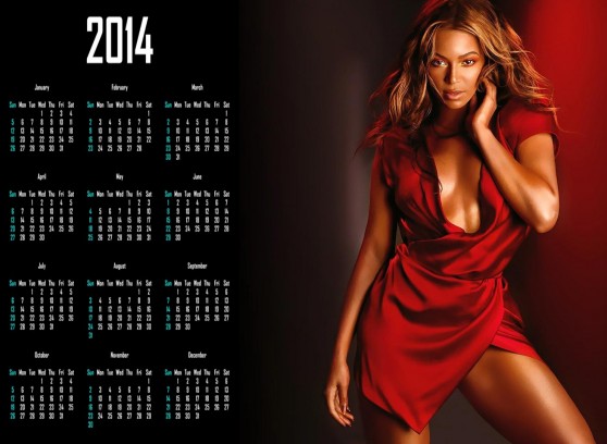 2014 Calendar Celebrity Wallpapers