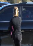 Reese Witherspoon Gym Style - in Tights at a Gym in Brentwood - December 2013