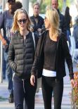 Reese Witherspoon Street Style - out in Brentwood - December 2013