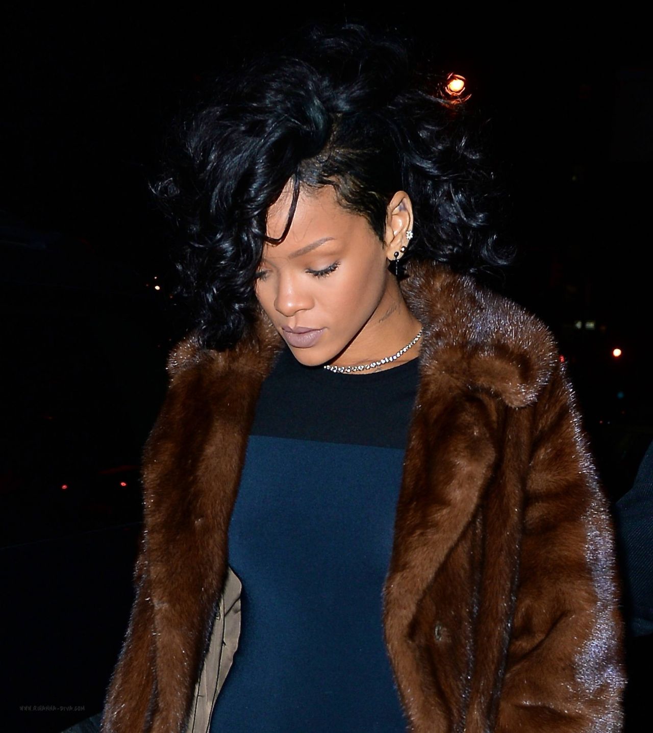Rihanna Night Out Style - Outside Marquee Nightclub in New York ...