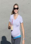 Teresa Palmer Street Style - Out of a Gym in Los Angeles - December 2013