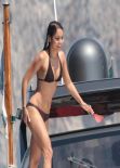Vanessa Hudgens in a Bikini - on a Boat in Ischia -  20+ Hi-Res Photos