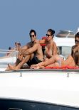Vanessa Hudgens in a Bikini - on a Boat in Ischia -  20+ Hi-Res Photos