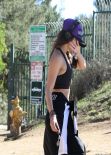 Vanessa Hudgens - Out for a Hike at Runyon Canyon in Los Angeles - Dec. 2013