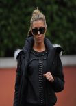 Abbey Clancy Street Style - North London - January 9, 2014
