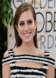 Allison Williams at 2014 Golden Globe Awards