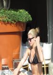 Amy Willerton Bikini Candids - Sunbathing in Los Angeles, January 2014