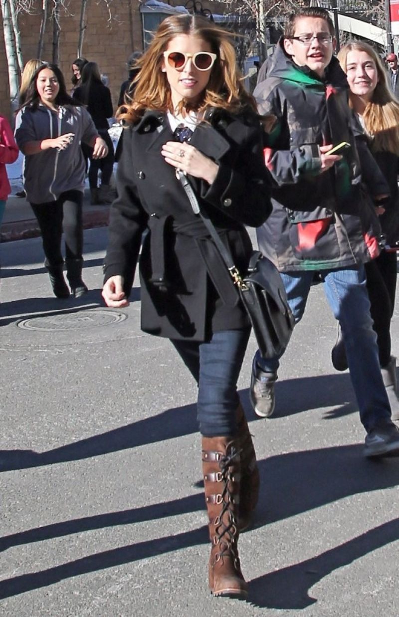 Anna Kendrick Street Style - Park City, January 20, 2014 • CelebMafia