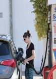 Ashley Greene Seen Pumping Gas in Beverly Hills, January 2014