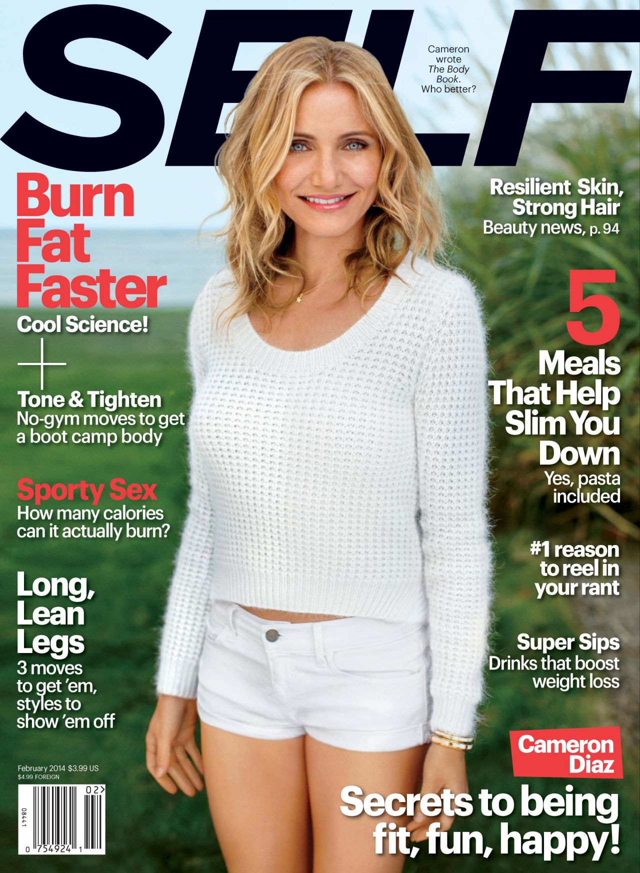 Cameron Diaz - SELF Magazine - February 2014 Cover • CelebMafia