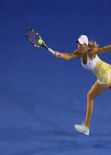 Caroline Wozniacki - Australian Open in Melbourne, January 16, 2014