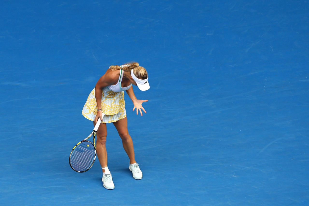 Caroline Wozniacki Australian Open January 18 2014