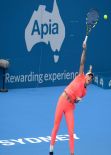 Caroline Wozniacki in Spandex - practice session in Sydney (2014)