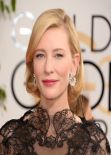 Cate Blanchett at 71st Annual Golden Globe Awards Red Carpet