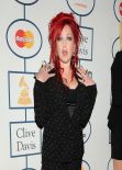 Cyndi Lauper at Pre-GRAMMY Gala in Los Angeles, January 2014