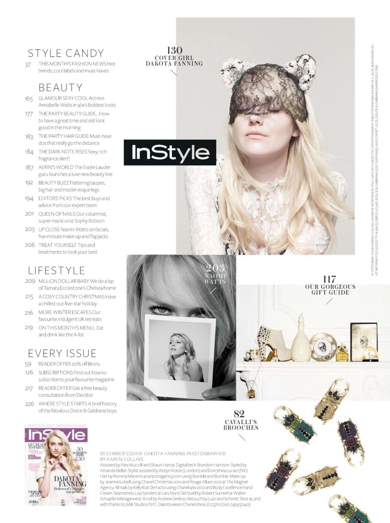 Dakota Fanning - INSTYLE Magazine (UK