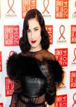 Dita von Teese - Fashion Dinner for "Sidaction" at "Pavillon d