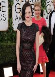 Elisabeth Moss Wears J. Mendel at 71st Annual Golden Globe Awards Red Carpet