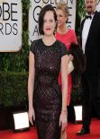 Elisabeth Moss Wears J. Mendel at 71st Annual Golden Globe Awards Red Carpet