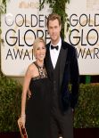 Elsa Pataky Wears Paule Ka at 71st Annual Golden Globe Awards