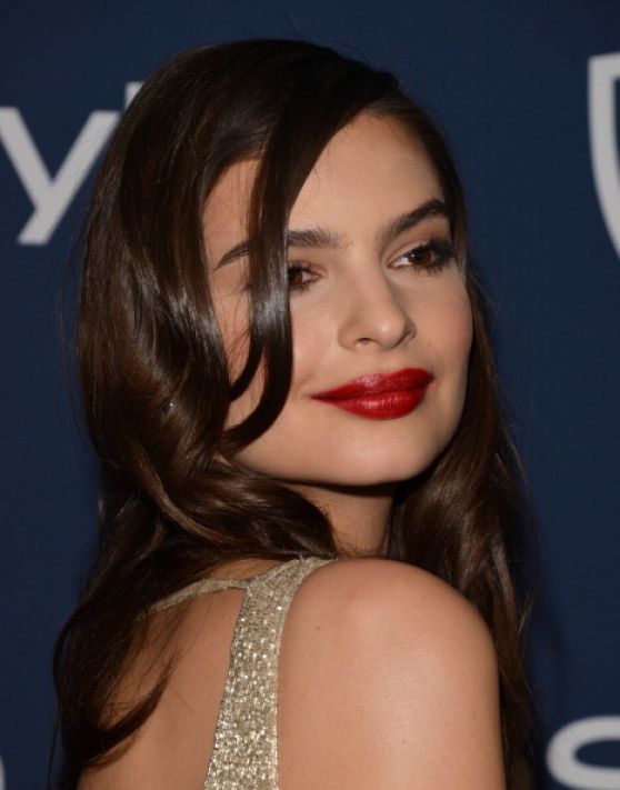 Emily Ratajkowski - InStyle & Warner Bros. 2014 Golden Globes Party ...