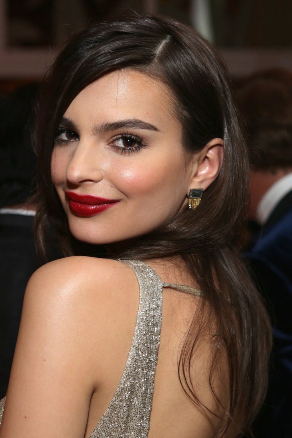 Emily Ratajkowski - InStyle & Warner Bros. 2014 Golden Globes Party ...