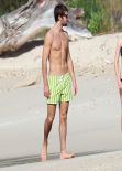 Emma Watson in Bikini With Boyfriend at a Carribean Beach - January 2014, Part II