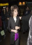 Felicity Jones Night Out Style - Arrives at the Girls UK Premiere After Party, Jan. 2014