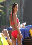 Ferne McCann Bikini Candids - at Poolside of the Hotel in Spain, January 2014