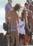 Gisele Bundchen Bikini Candids - Photoshoot for H&M in Costa Rica, January 2014