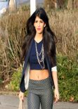 Jasmin Walia Street Style - Out & About in Essex - January 2014