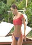 Jennifer Nicole Lee in a Bikini - at the Beach in Miami - January 2014
